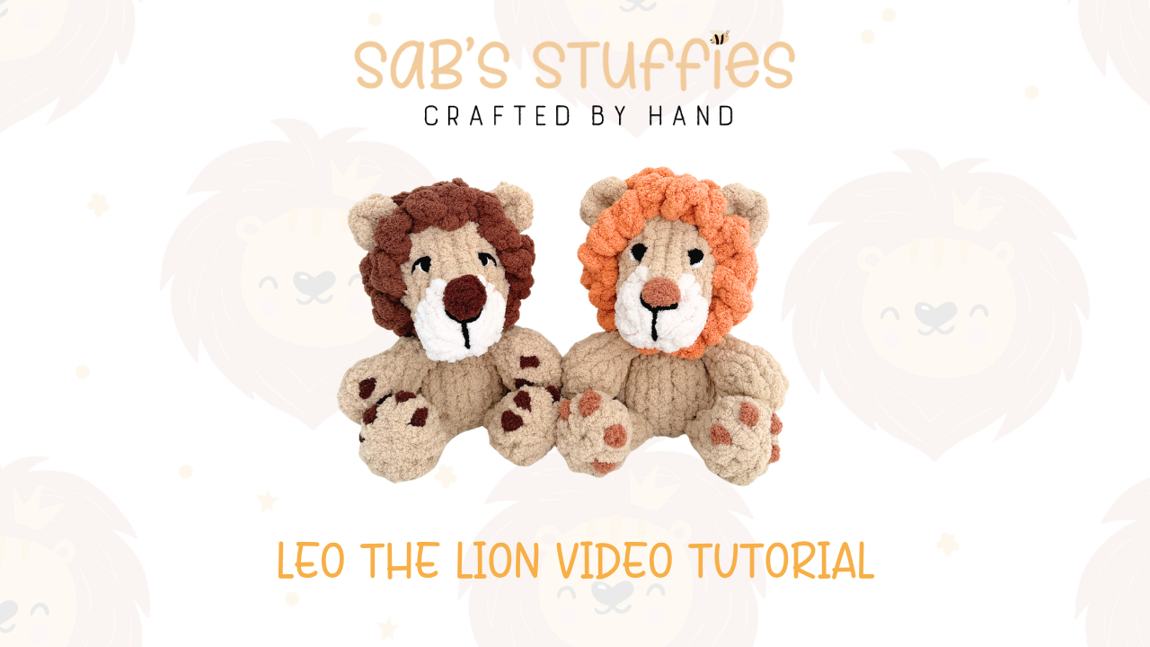 Leo the Lion VIDEO TUTORIAL & WRITTEN INSTRUCTIONS - Image 8